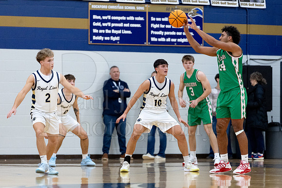 Rockford Christian Boys Varsity Basketball vs Lasalle 12-10-2025-0434
