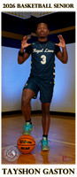RC Winter Senior Banner Basketball 2025 Tayshon Gaston