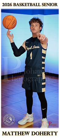 RC Winter Senior Banner Basketball 2025 Matthew Doherty