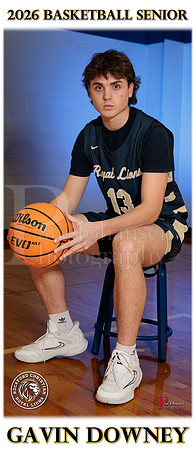 RC Winter Senior Banner Basketball 2025 Gavin Downey