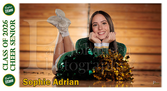 Boylan Cheer Senior Banner Sophie Ardian