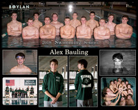 Boylan Boys Swimming Seniors Alex Bauling