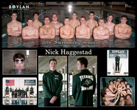 Boylan Boys Swimming Seniors Nick Haggestad