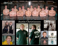 Boylan Boys Swimming Seniors Austin Christianson