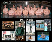 Boylan Boys Swimming Seniors Phil Koch