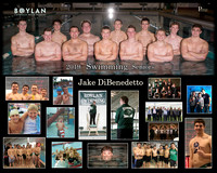 Boylan Boys Swimming Seniors Jake Dibenedetto