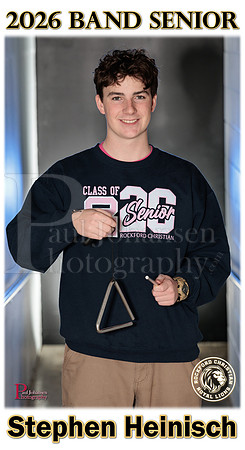 RC Winter 2025 Senior Banner Band Stephen Heinish
