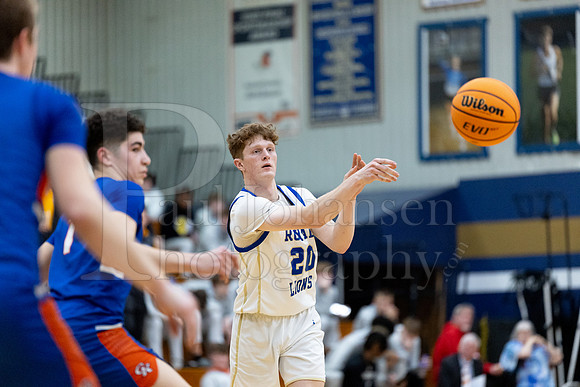 Rockford Christian Boys Varsity Basketball vs Geona Kingston 2-26-2025-0830