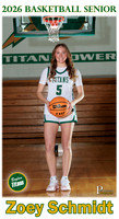 Boylan Boys Basketball Senior Banner 2026 Zoey Schmidt