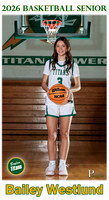 Boylan Boys Basketball Senior Banner 2026 Bailey Westlund