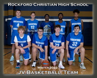 Rockford Christian 2022 8x10 Team JV Basketball Boys