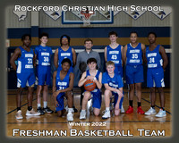 Rockford Christian 2022 8x10 Team Freshman Basketball Boys