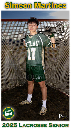 Boylan lacrosse Senior 2025 Simeon Martinez