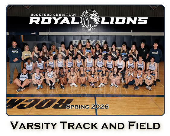 RC Spring 2026 Varsity Track and Field Team Photo