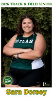 Boylan Track and Field Senior Banner 2026 Sara Dorsey
