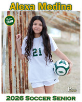 Boylan Girls Soccer Senior 2026 Alexa Medina Martinez