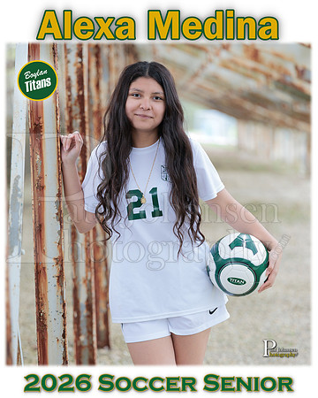 Boylan Girls Soccer Senior 2026 Alexa Medina Martinez