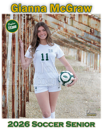 Boylan Girls Soccer Senior 2026 Gianna McGraw