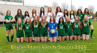 Boylan Girls Soccer Team banner Spring 2026