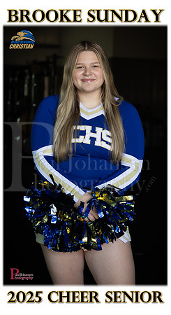 RC Fall 2024 Senior Banner Cheer Brooke Sunday