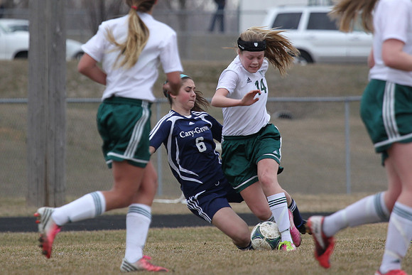 Boylan Girls JV Soccer vs Cary-Grove 4-5-2013-0619