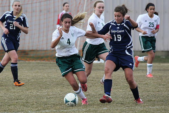 Boylan Girls JV Soccer vs Cary-Grove 4-5-2013-0818