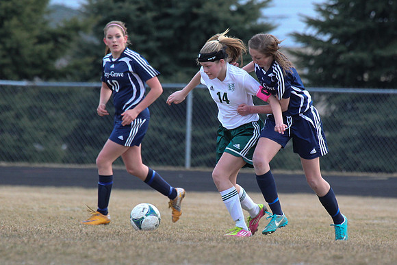 Boylan Girls JV Soccer vs Cary-Grove 4-5-2013-0945