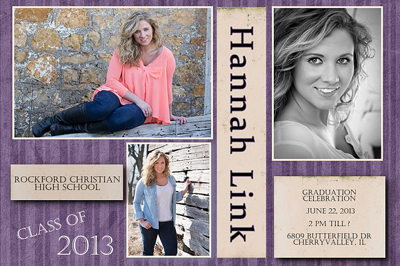 Hannah Link Senior Invite 1