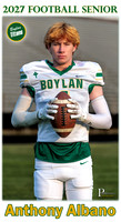 Boylan Football Senior Banner 2027 Anthony Albano