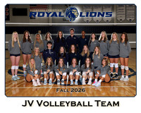 Rockford Christian Girls JV Volleyball Team and Individuals Picture Gallery Fall 2026