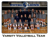 Rockford Christian Girls Varsity Volleyball Team and Individuals Picture Gallery Fall 2026