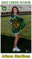 Boylan Cheer Senior Banner Fall 2026 Ariana Martinez