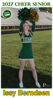 Boylan Cheer Senior Banner Fall 2026 Issy Berndsen
