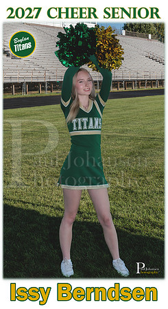 Boylan Cheer Senior Banner Fall 2026 Issy Berndsen