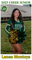 Boylan Cheer Senior Banner Fall 2026 Lenea Montoya