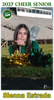 Boylan Cheer Senior Banner Fall 2026 Sienna Estrada