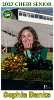 Boylan Cheer Senior Banner Fall 2026 Sophia Banks