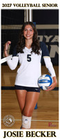 RC Fall Senior Banner Volleyball 2026 Josie Becker