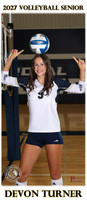 RC Fall Senior Banner Volleyball 2026 Devon Turner