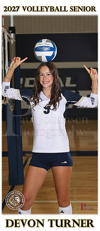 RC Fall Senior Banner Volleyball 2026 Devon Turner