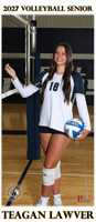 RC Fall Senior Banner Volleyball 2026 Teagan Lawver