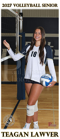 RC Fall Senior Banner Volleyball 2026 Teagan Lawver