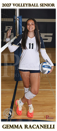 RC Fall Senior Banner Volleyball 2026 Gemma Racanelli