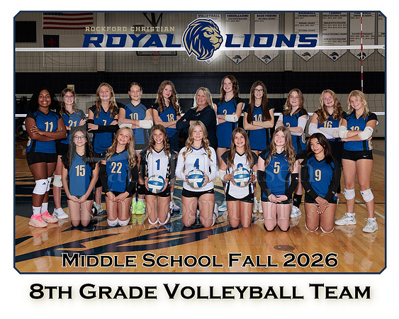 RC Fall 2026 Girls Middle School 8th Grade Volleyball Team