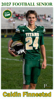 Boylan Football Senior Banner 2027 Caidin Finnestad