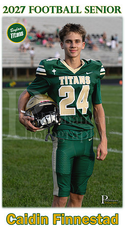 Boylan Football Senior Banner 2027 Caidin Finnestad