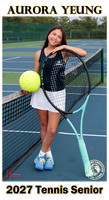 RC Fall 2026 Senior Banner Tennis Aurora Yeung