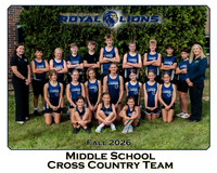Rockford Christian Middle School Cross Country Team and Individuals Picture Gallery Fall 2026