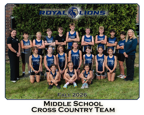 RC Fall 2026 Middle School Cross Country Team