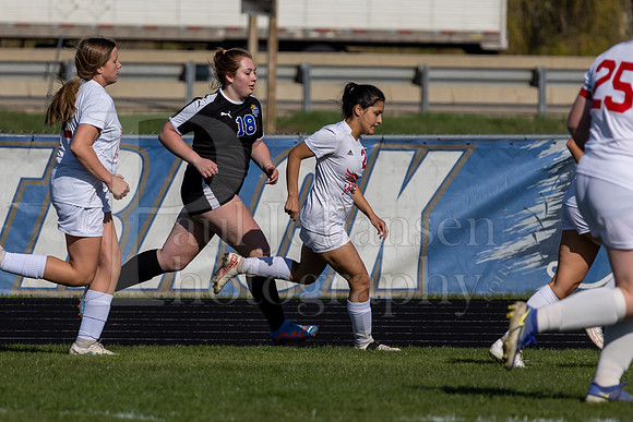 Rockford Christian Girls Varsity Soccer vs Oregon 4-27-2023-0112